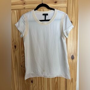 Rag & Bone short sleeve silk shirt  | stain on bottom